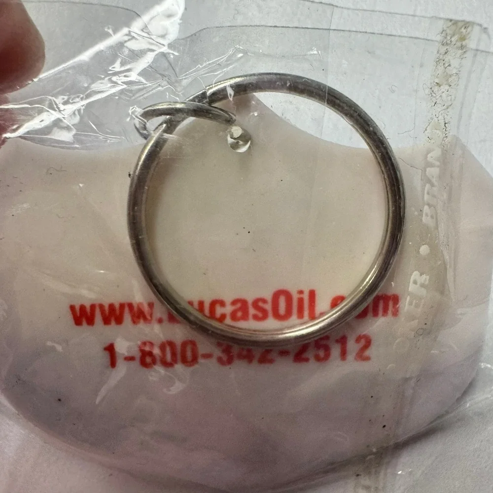 Lucas Oil‎ Products Inc. Keychain Shield Flag USA Racing Performance Souvenir